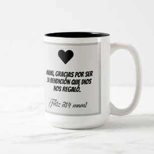 Taza dia de la madre zweifarbige tasse