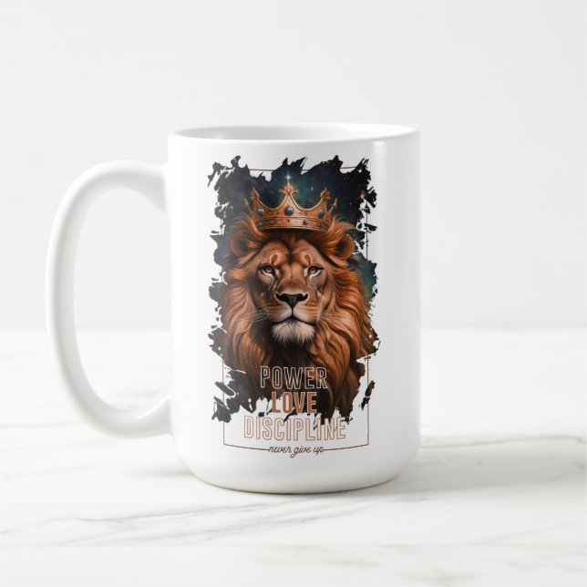 Taza Diseño de León Kaffeetasse (Links)