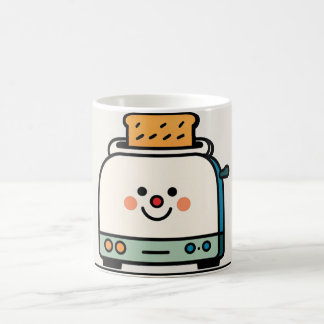 Taza Divertida de Tostadora Minimalista Kaffeetasse