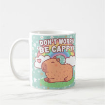 Taza Don't Worry Be Cappy Capibara Carpincho