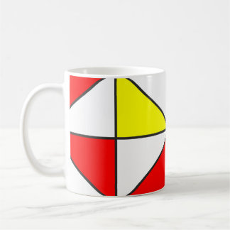 Taza en colores primarios kaffeetasse