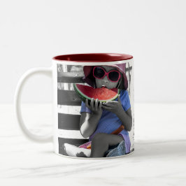 Taza happy summer zweifarbige tasse