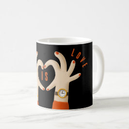 Taza Love is Love Kaffeetasse
