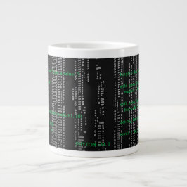 Taza matrix hacker phyton programmer 1 Jumbo-Tasse