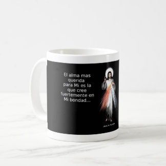 Taza mensaje de Jesus misericordioso Kaffeetasse