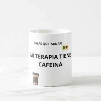 Taza Mi Terapia Tienen Cafeína – Regalo Salud Kaffeetasse