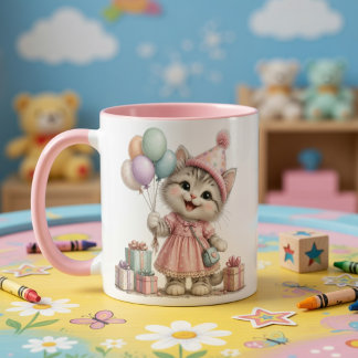 Taza para cumpleaños infantil tasse
