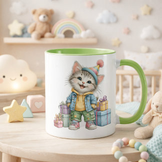Taza para cumpleaños infantil tasse