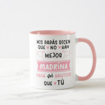 Taza para Madrina de Bautizo 11 oz