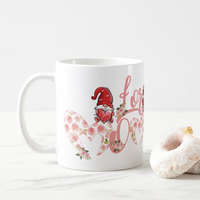 Taza para mamá con corazones kaffeetasse (Mit Donut)