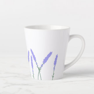 Taza personalizable con lavandas milchtasse