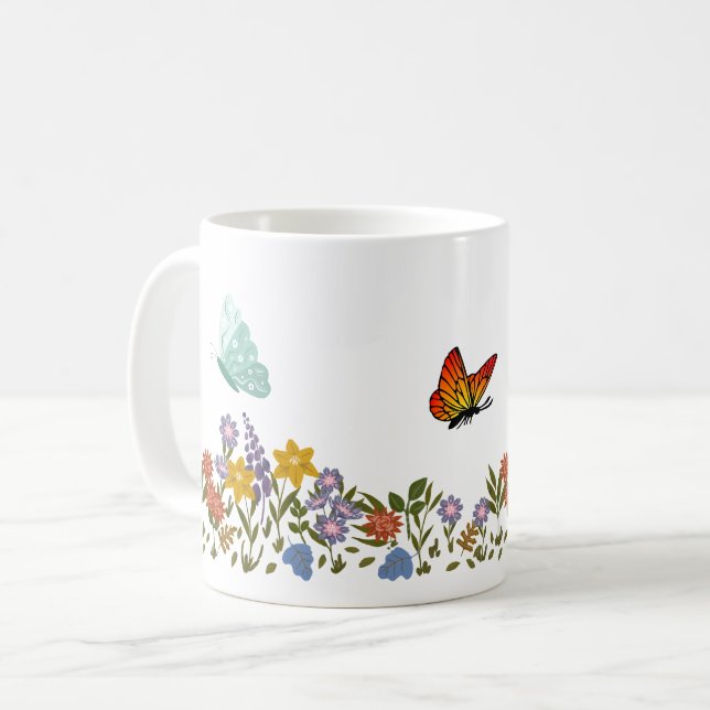 Taza primavera de cafe kaffeetasse (Vorderseite Links)