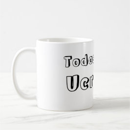 Taza todos somos Ucrania Kaffeetasse