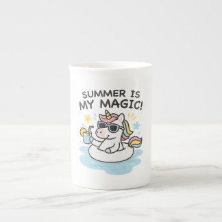 Taza unicornio kawaii “Summer is my magic” Prozellantasse