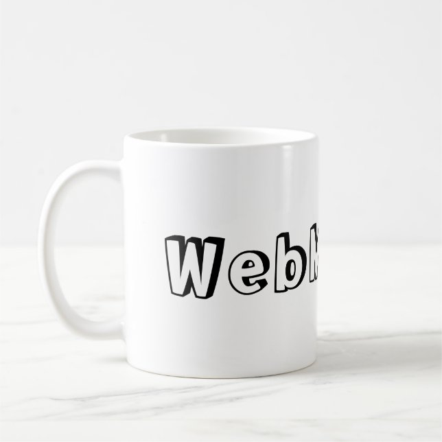 Taza WebMaster Kaffeetasse (Links)