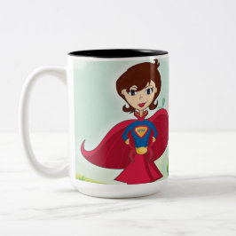 Tazas Día de las Madres Zweifarbige Tasse