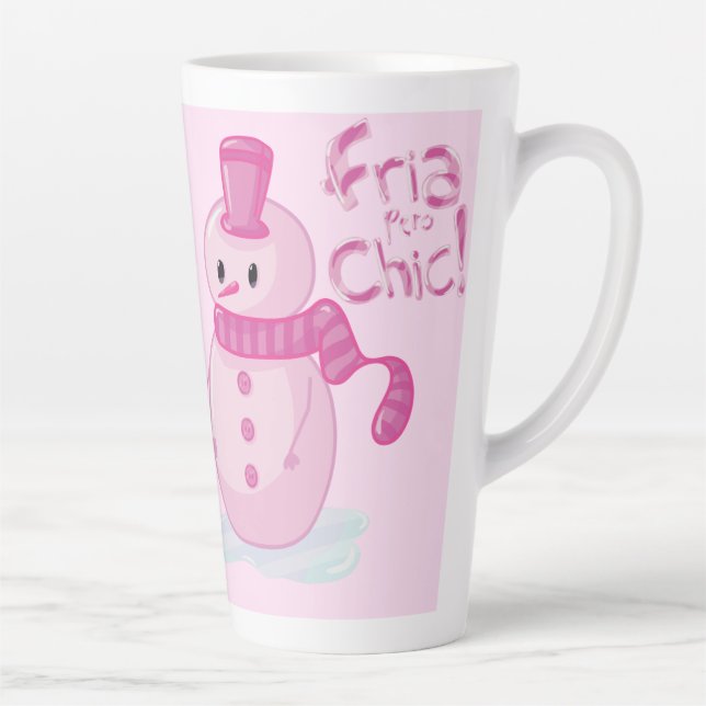 Tazas para café latte con muñeco de nieve milchtasse (Rechts)