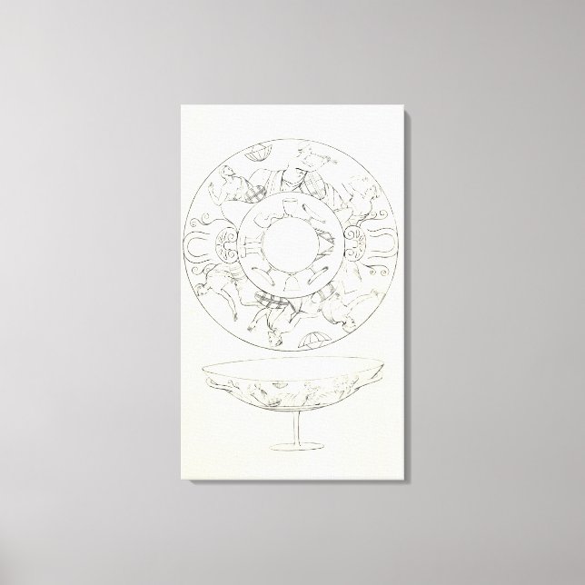 Tazza bei Tarquinia Leinwanddruck (Vorderseite)