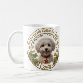 Tazza Cody Bianca - Coton Detectives Kaffeetasse