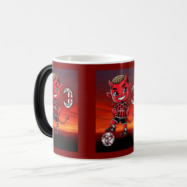 Tazza Milan calcio Verwandlungstasse (Vorderseite Links)
