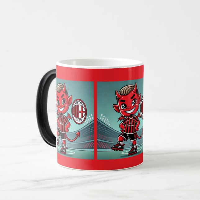 Tazza Milan calcio Verwandlungstasse (Vorderseite Links)