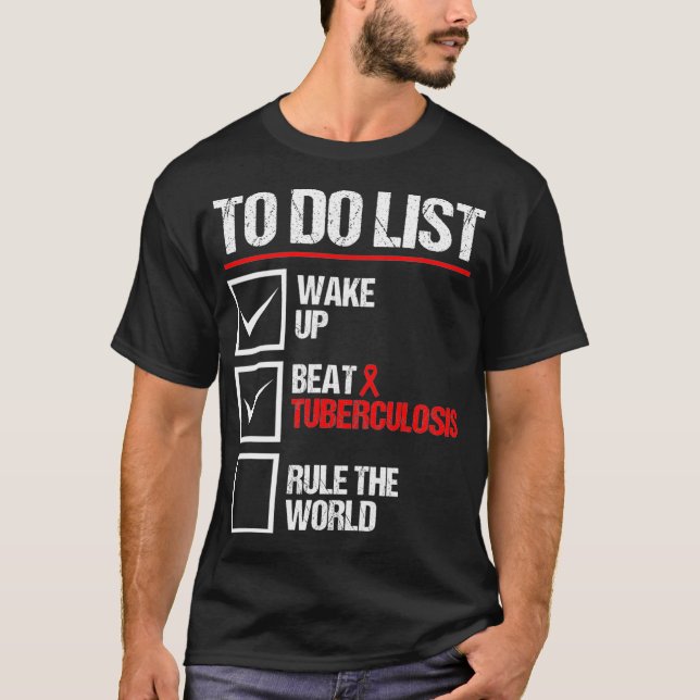 TB awareness tuberculosis World TB Awareness baris T-Shirt (Vorderseite)