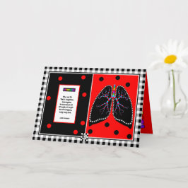 TB oder nicht TB Grußkarte Karte