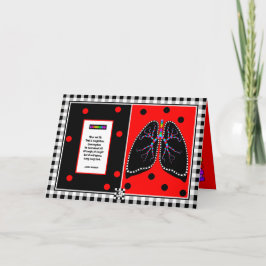 TB oder nicht TB Grußkarte Karte