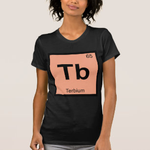 Tb - Terbium Chemie Periodensystem Symbol T-Shirt