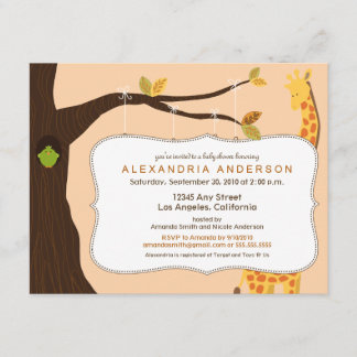 {TBA} Adorable Baby Tree Baby Dusche einladen: Pfi Einladung