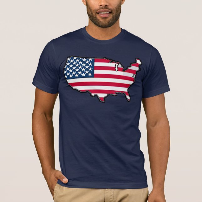 TBA AWARD WINNER American Map T-Shirt (Vorderseite)