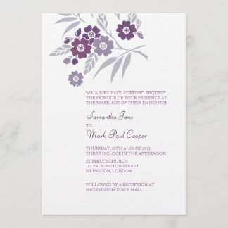 Tba : Invitations de mariage de fleurs de cerisier