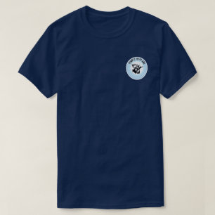 TBA Stolzes Mitglied des Stammeweißen Schriftartes T-Shirt