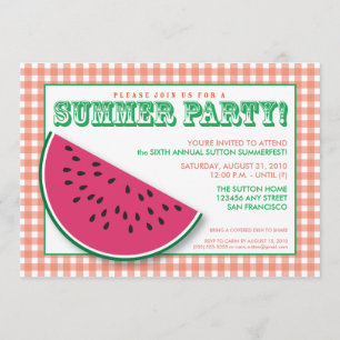{TBA} Watermelon Summer Cookout/GRILLEN Einladung