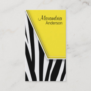 {TBA} Zany Hip Zebra Cartes de visite d'impression