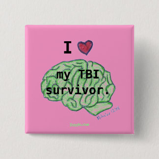 TBI Bewusstseinsknopf Button