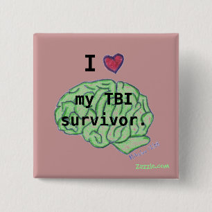 TBI Bewusstseinsknopf Button