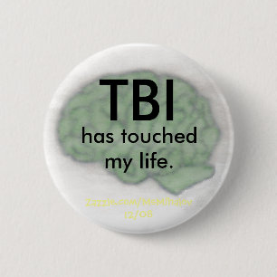 "TBI hat Knopf meines Lebens" berührt Button