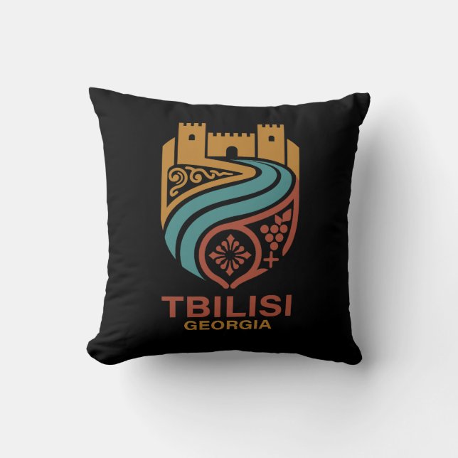 Tbilisi Georgia Kissen (Vorderseite)