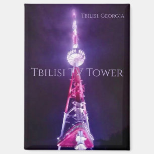 Tbilisi Georgien - Tbilisi Fernsehturm Magnet