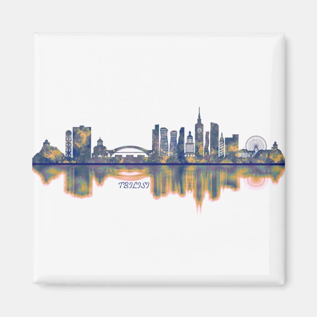 Tbilisi Skyline Magnet (Vorne)