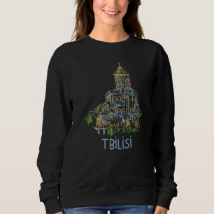 Tbilisi Stadt Georgien Souvenir für Männer Frauen Sweatshirt