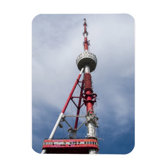 Tbilisser Fernsehturm Magnet (Vertikal)