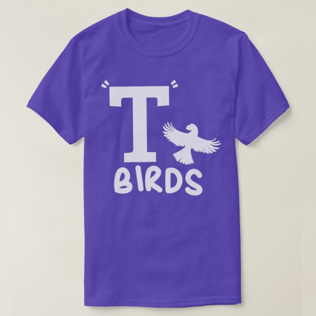 TBirds Greaser Thunderbird 1970er T Vögel T-Shirt (Design vorne)
