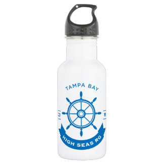 TBM RG Wasser-Flasche - Weiß Edelstahlflasche