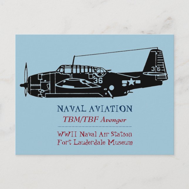 tbm / tbf avenger postkarte (Vorderseite)