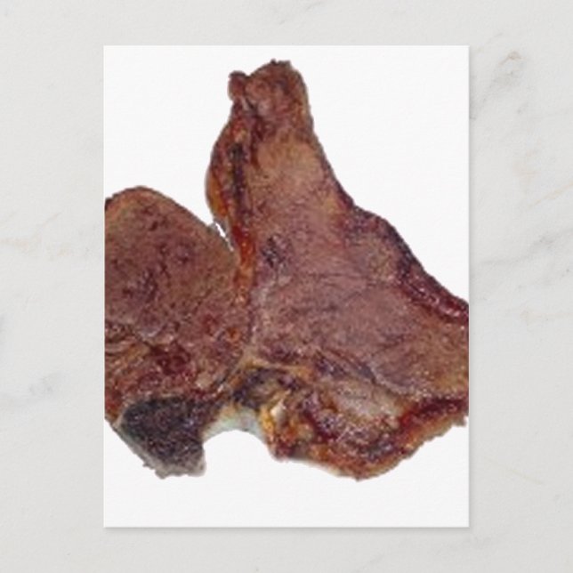 TBone Steak Postkarte (Vorderseite)