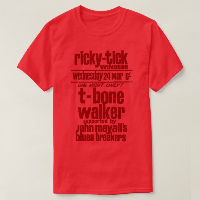 TBone Walker T-Shirt (Design vorne)