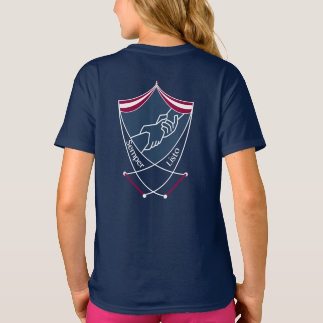 TC2 Wappen-Shirt dunkel T-Shirt (Rückseite)