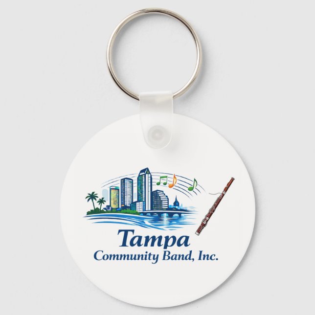TCB Bassoon Logo Keychain Schlüsselanhänger (Vorderseite)